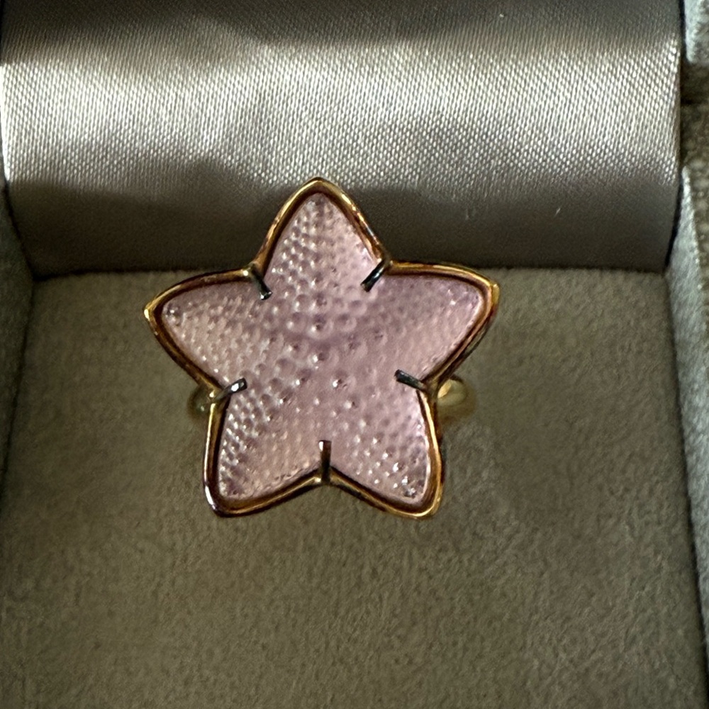 CLOSET CLOSING SOON. Lalique Starfish Ring
